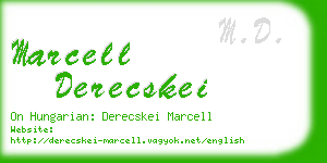 marcell derecskei business card